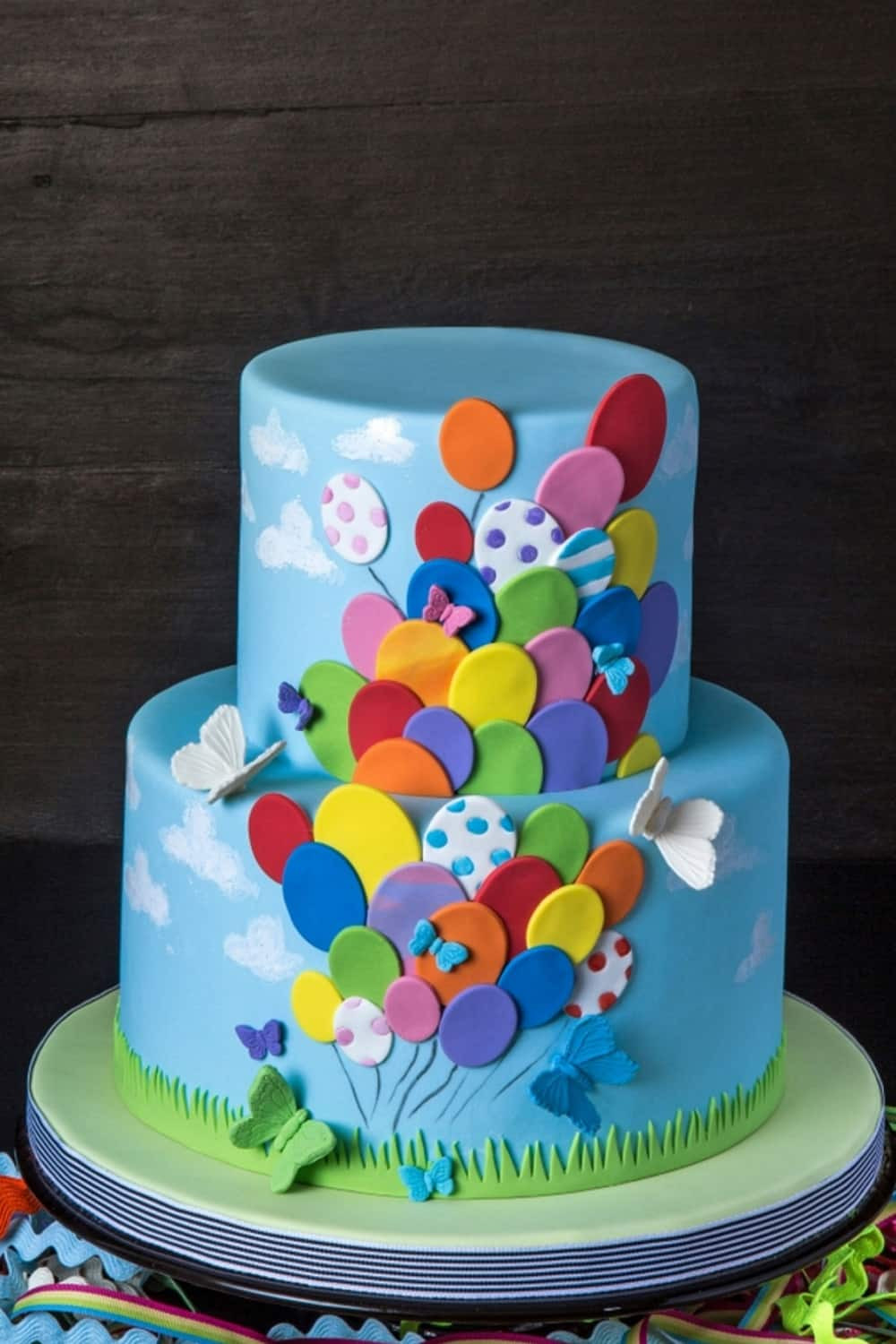 Balloon Birthday Cake
 BALLOONS – Ms B’s CAKERY