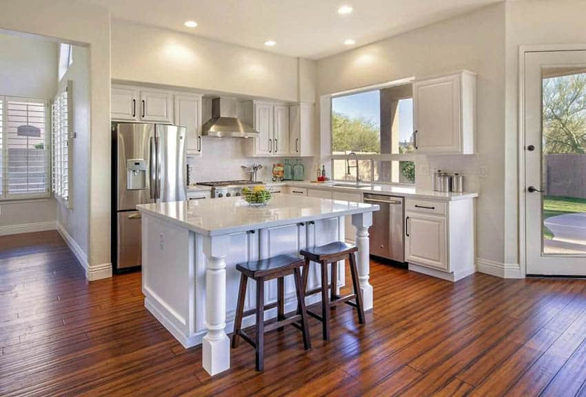 Bamboo Kitchen Floors
 Bamboo Flooring Pros and Cons Designing Idea