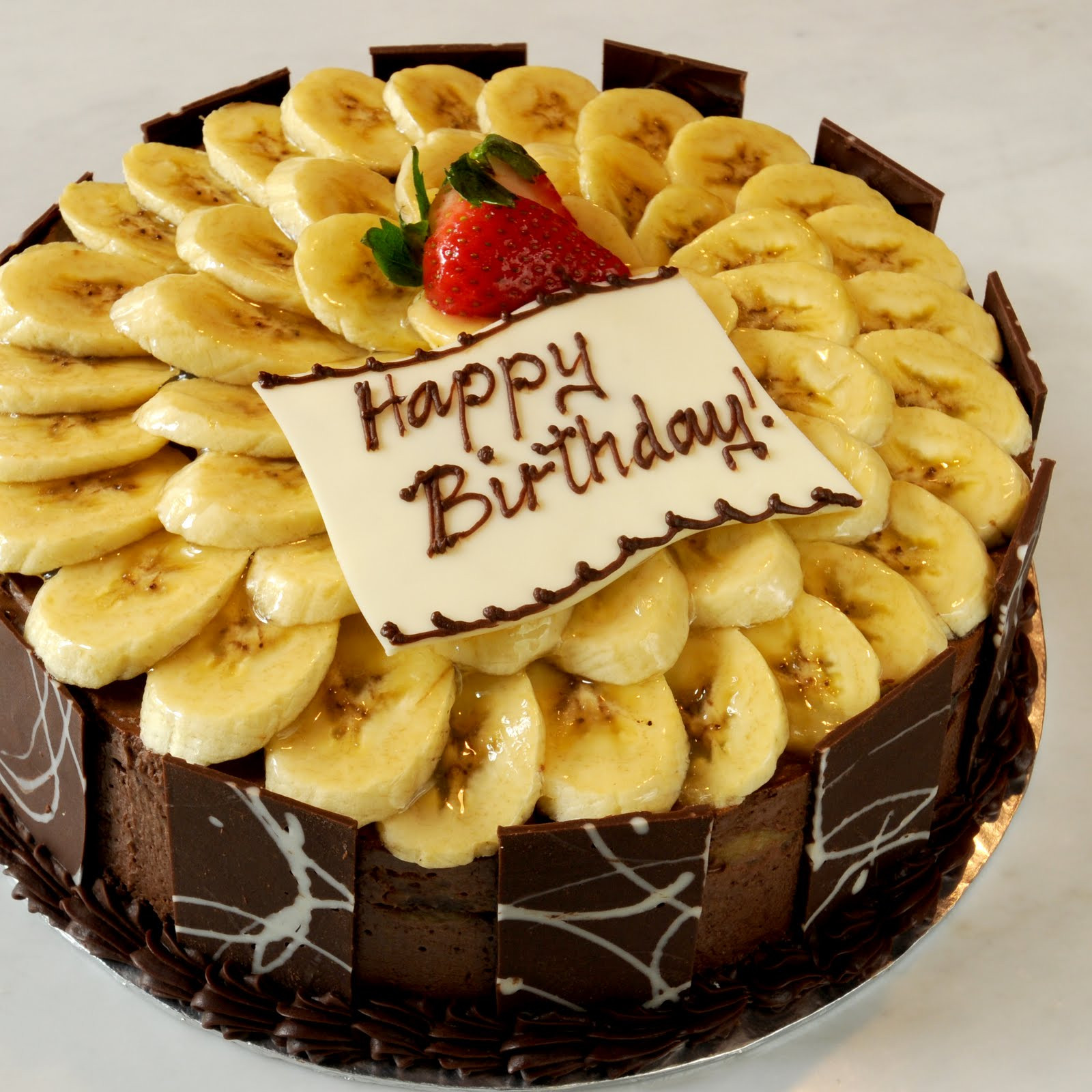Banana Birthday Cake
 Sweet Indulgence Kuching Chocobana Birthday Cake