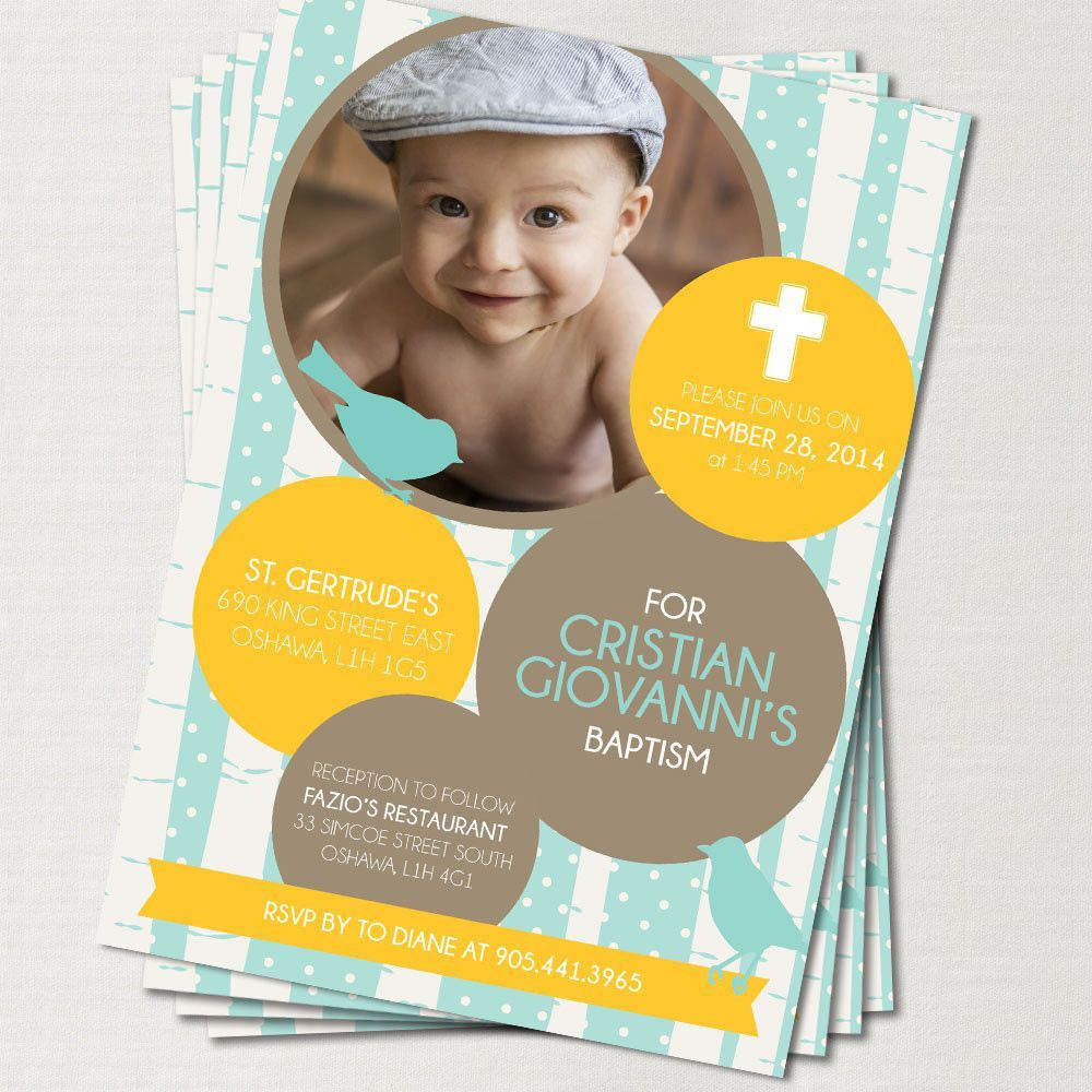 Baptism And Birthday Invitations
 1st birthday and baptism bined invitation wording