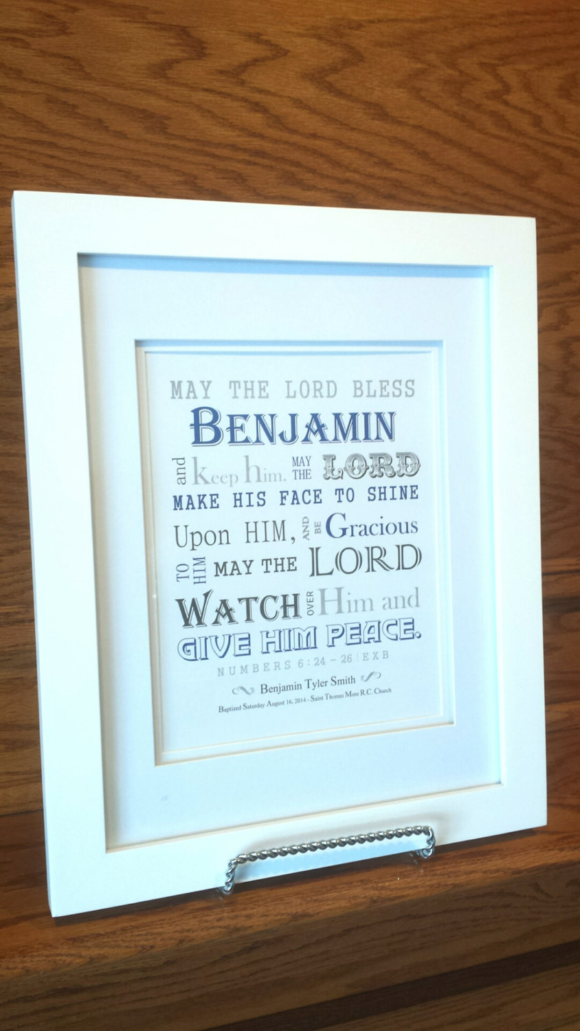 Baptism Gift Ideas For Boys
 Baby Boy Baptism Gift Christening Gift Personalized