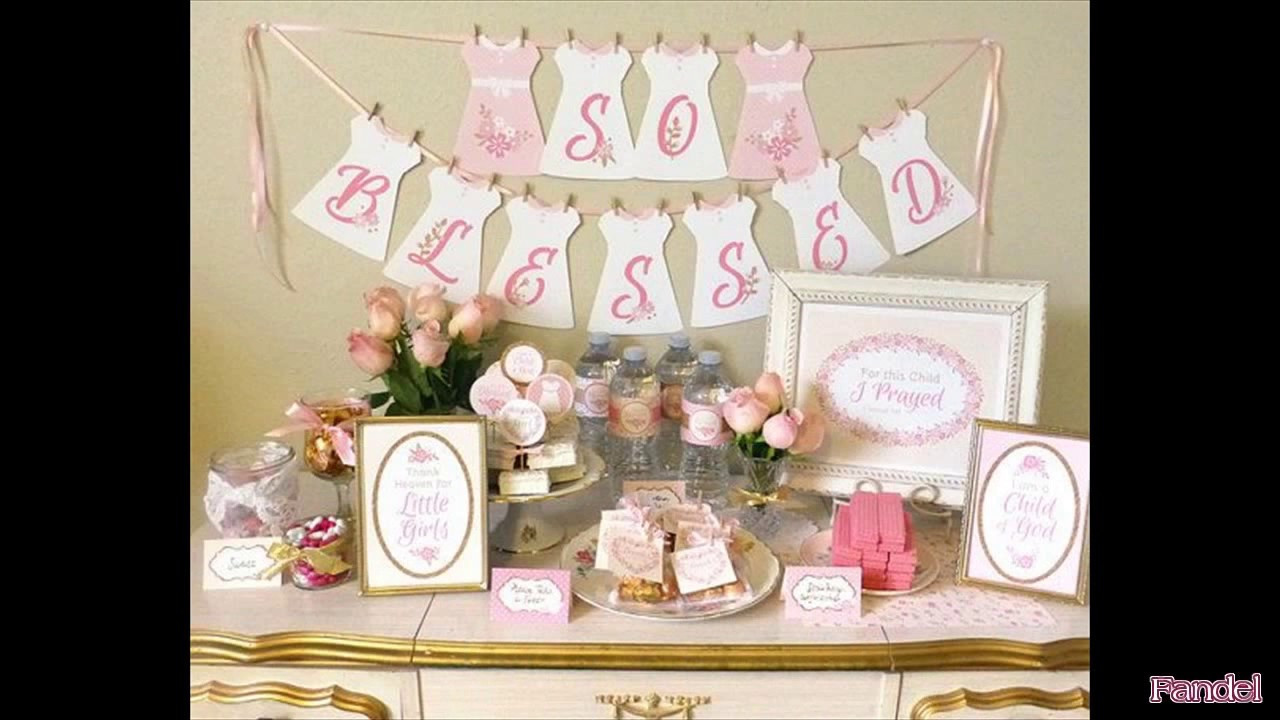 Baptism Gift Ideas For Girls
 Baptism Party Ideas for a Girl