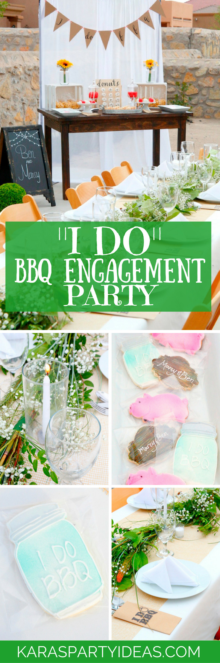 Barbecue Engagement Party Ideas
 Kara s Party Ideas "I Do" BBQ Engagement Party