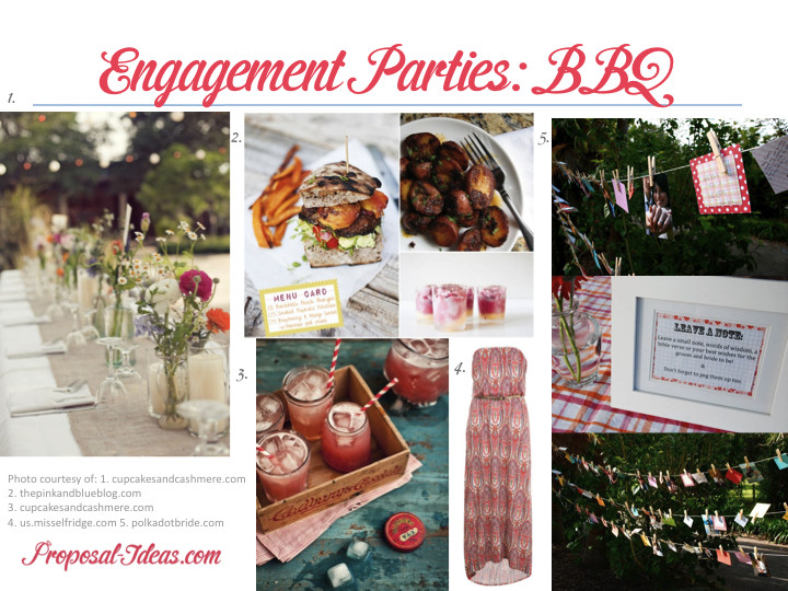 Barbecue Engagement Party Ideas
 Engagement Parties BBQ Proposal Ideas Blog