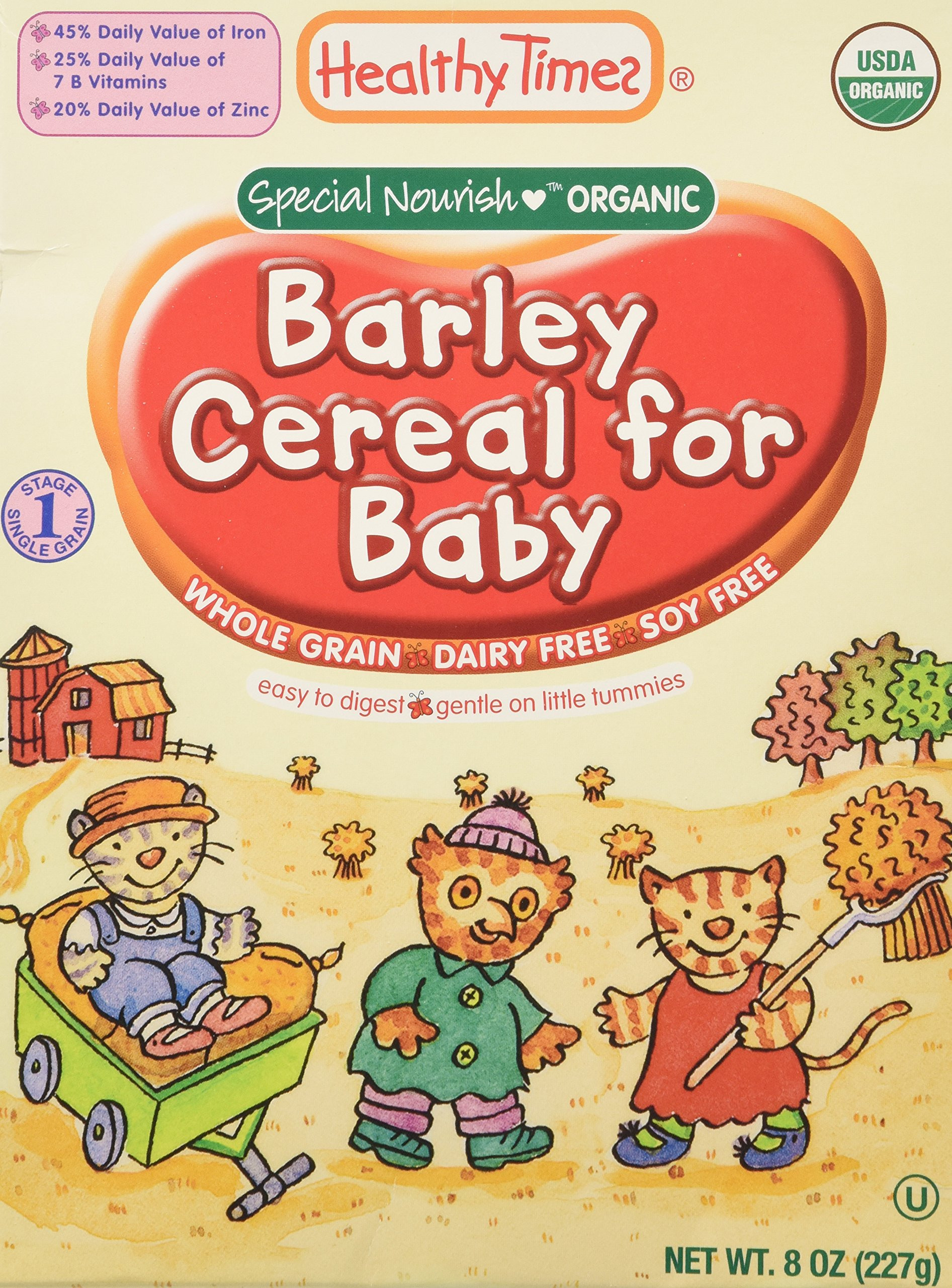 Barley Baby Cereal
 Amazon Baby Cereal Barley 227g Healthy Times Brand