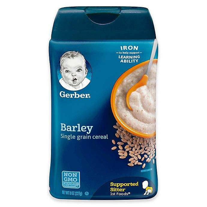Barley Baby Cereal
 Gerber 8 oz Single Grain Barley Cereal