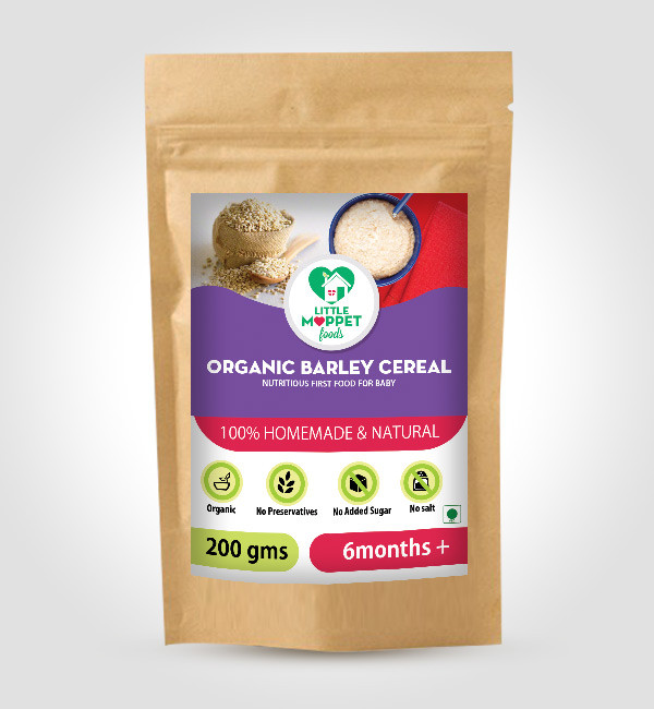 Barley Baby Cereal
 Organic Barley Cereal – MyLittleMoppet Store