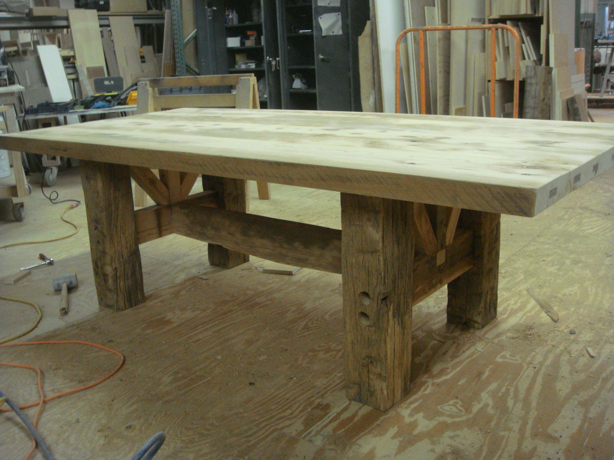Barn Wood Furniture DIY
 Barn Timber Farmhouse Table