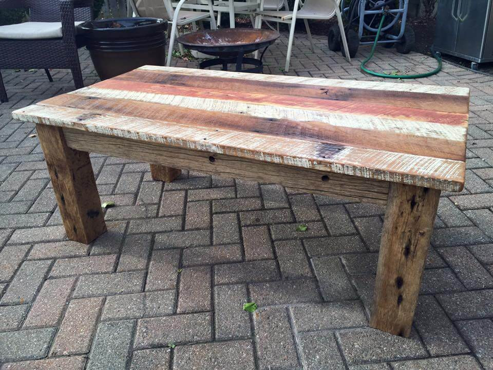Barn Wood Furniture DIY
 DIY Reclaimed Barn Wood Coffee table