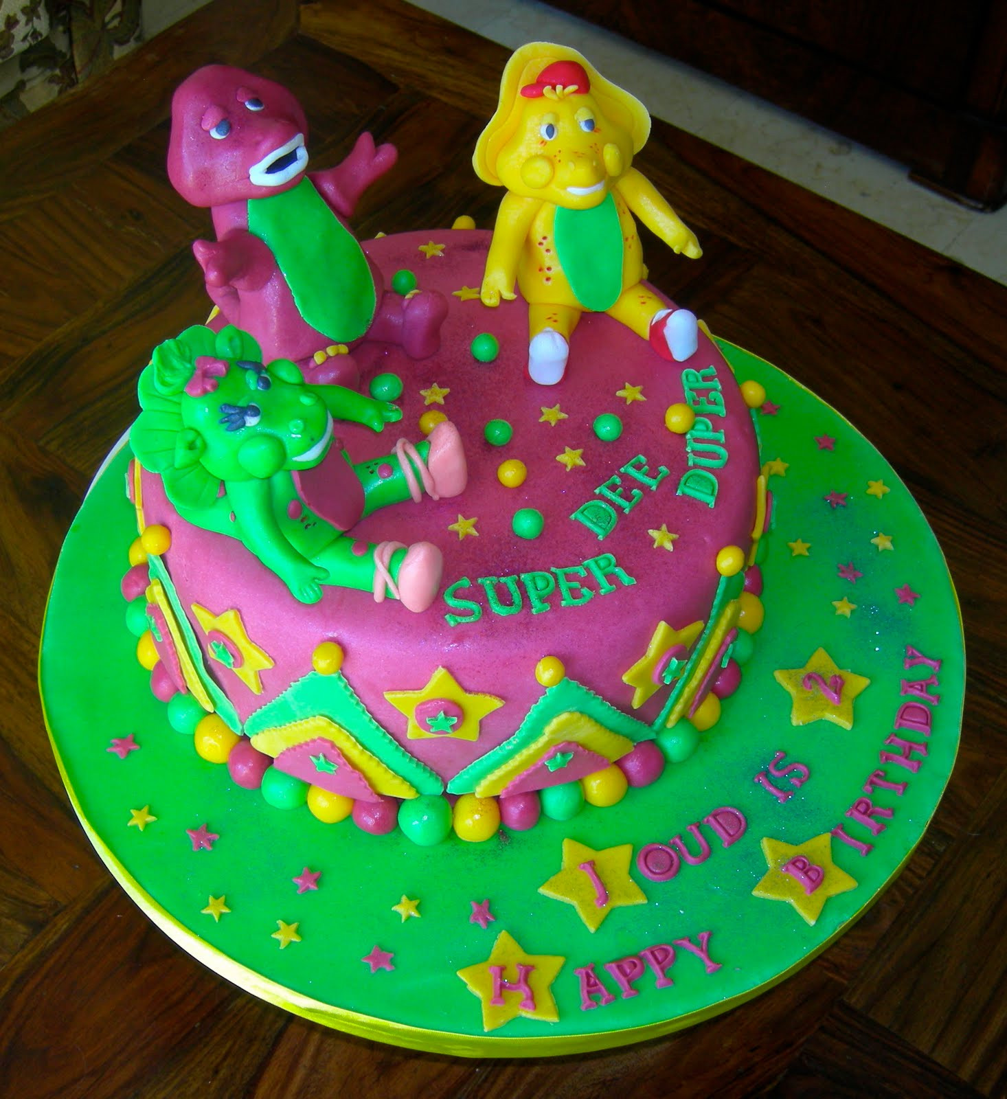 Barney Birthday Cake
 Barney Cakes – Decoration Ideas