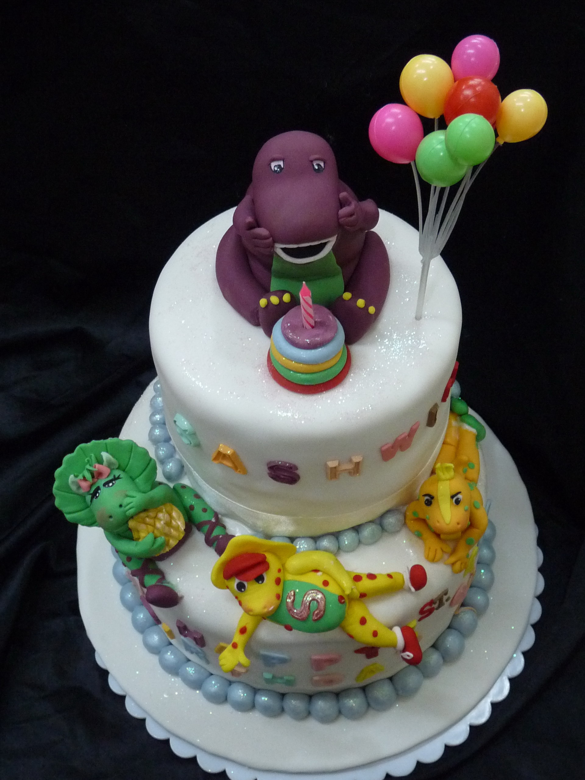 Barney Birthday Cake
 Barney and Friends Cakes