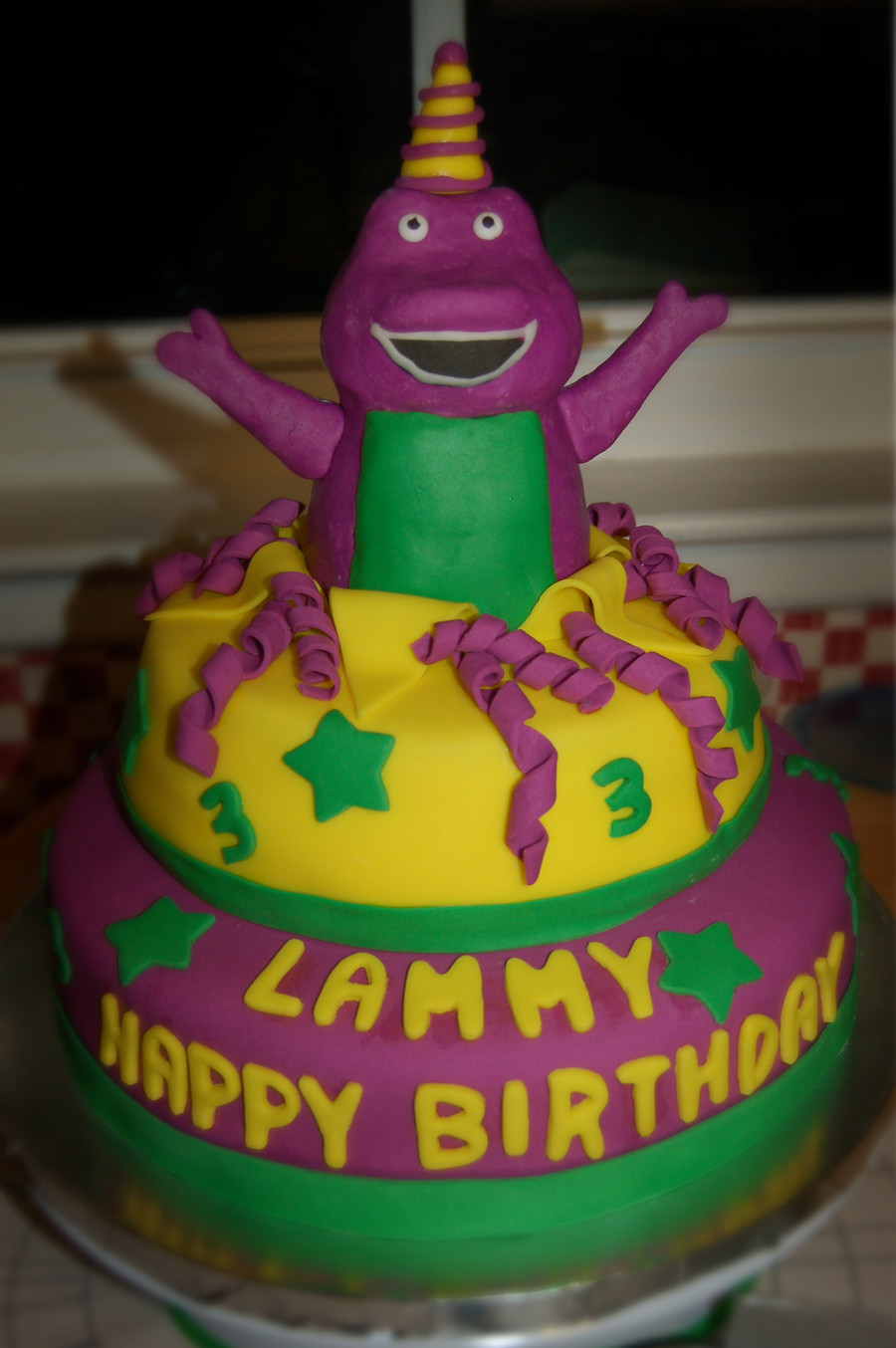 Barney Birthday Cake
 Barney Birthday Cake CakeCentral