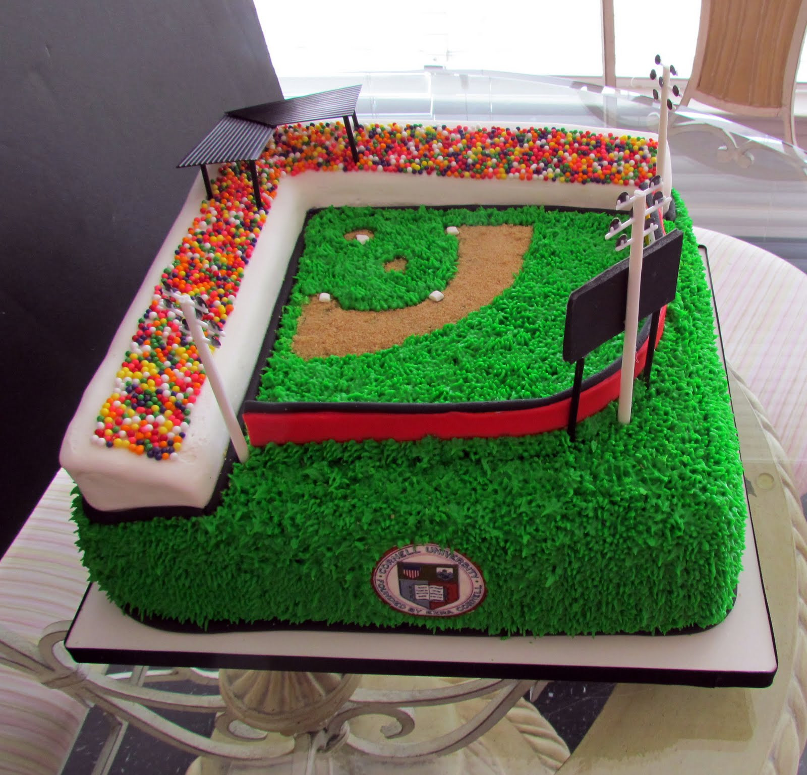 Baseball Birthday Cake
 Alamo Sweets LLC Baseball Field Birthday Cake