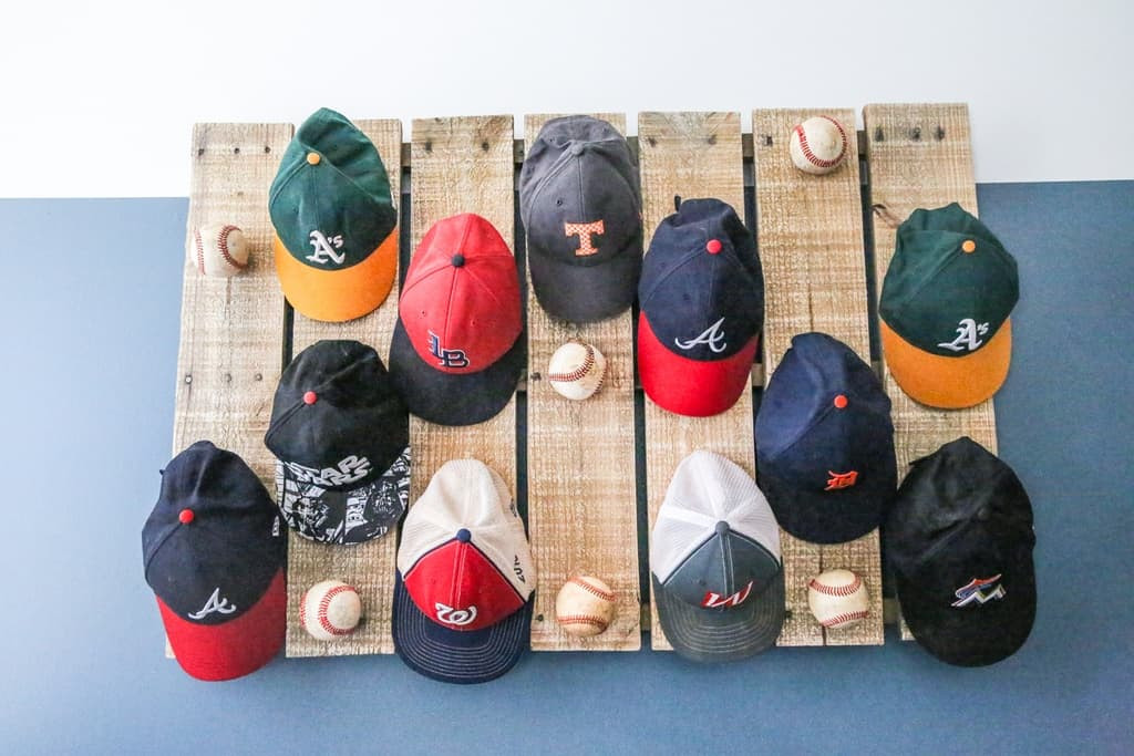 Baseball Cap Rack DIY
 22 Easy DIY Hat Rack Ideas for Any Home