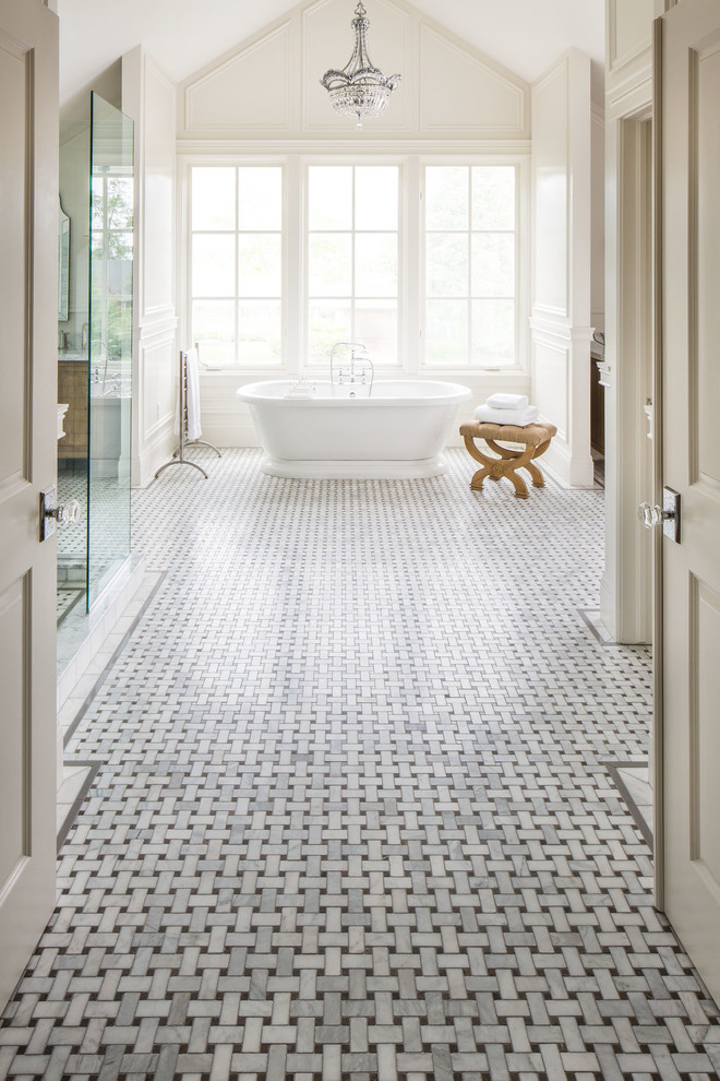 Basket Weave Bathroom Floor Tile
 Tile floor designs for bathrooms