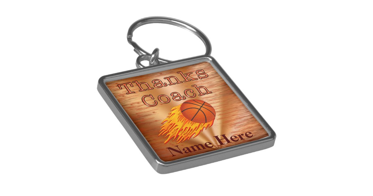 Basketball Coach Gift Ideas
 Personalized Keychains Basketball COACH Gift Ideas