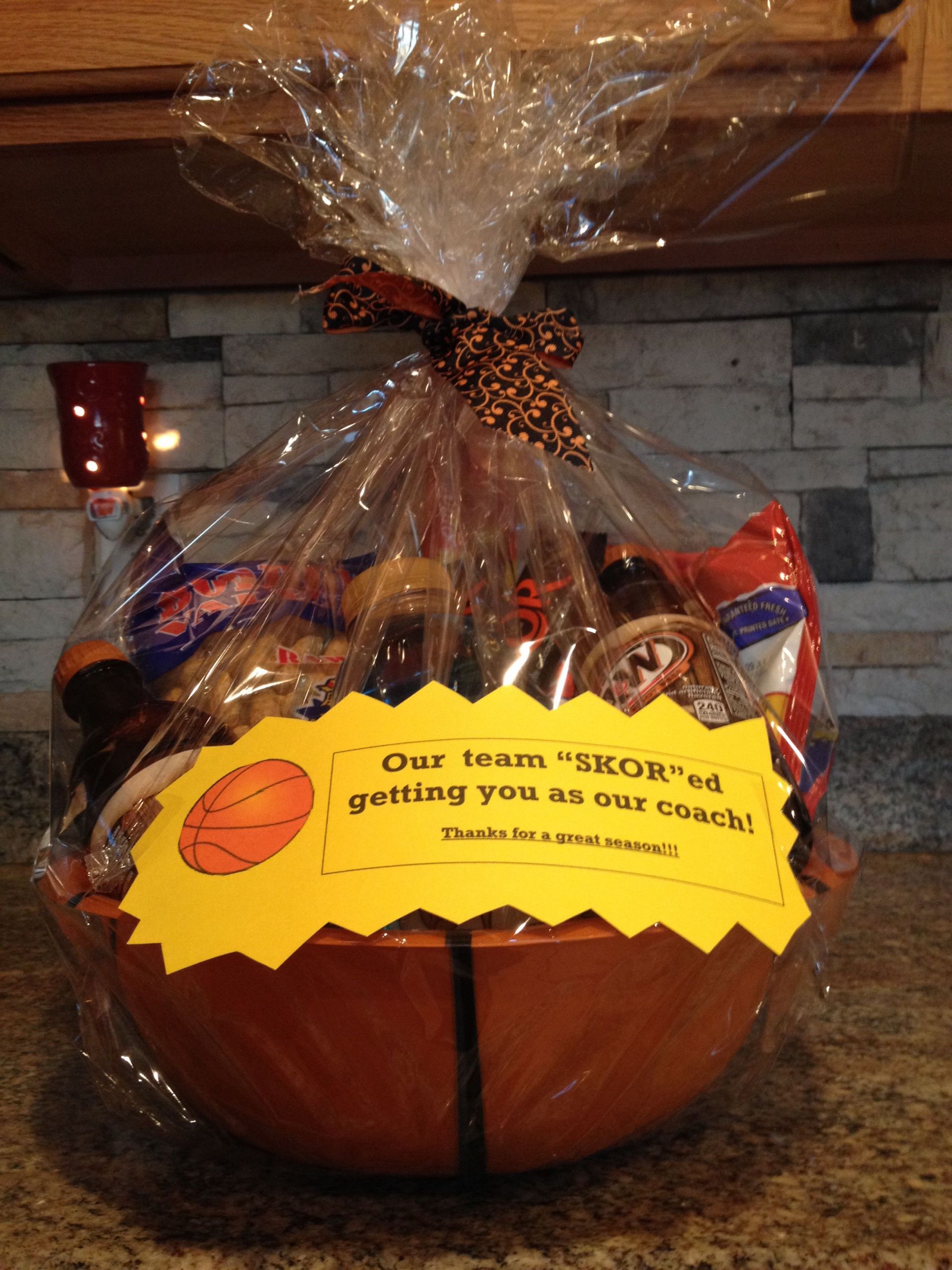 Basketball Gift Basket Ideas
 Pin on pleted