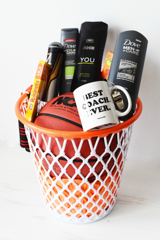 Basketball Gift Basket Ideas
 The BEST DIY Basketball Coach Themed Gift Basket They will