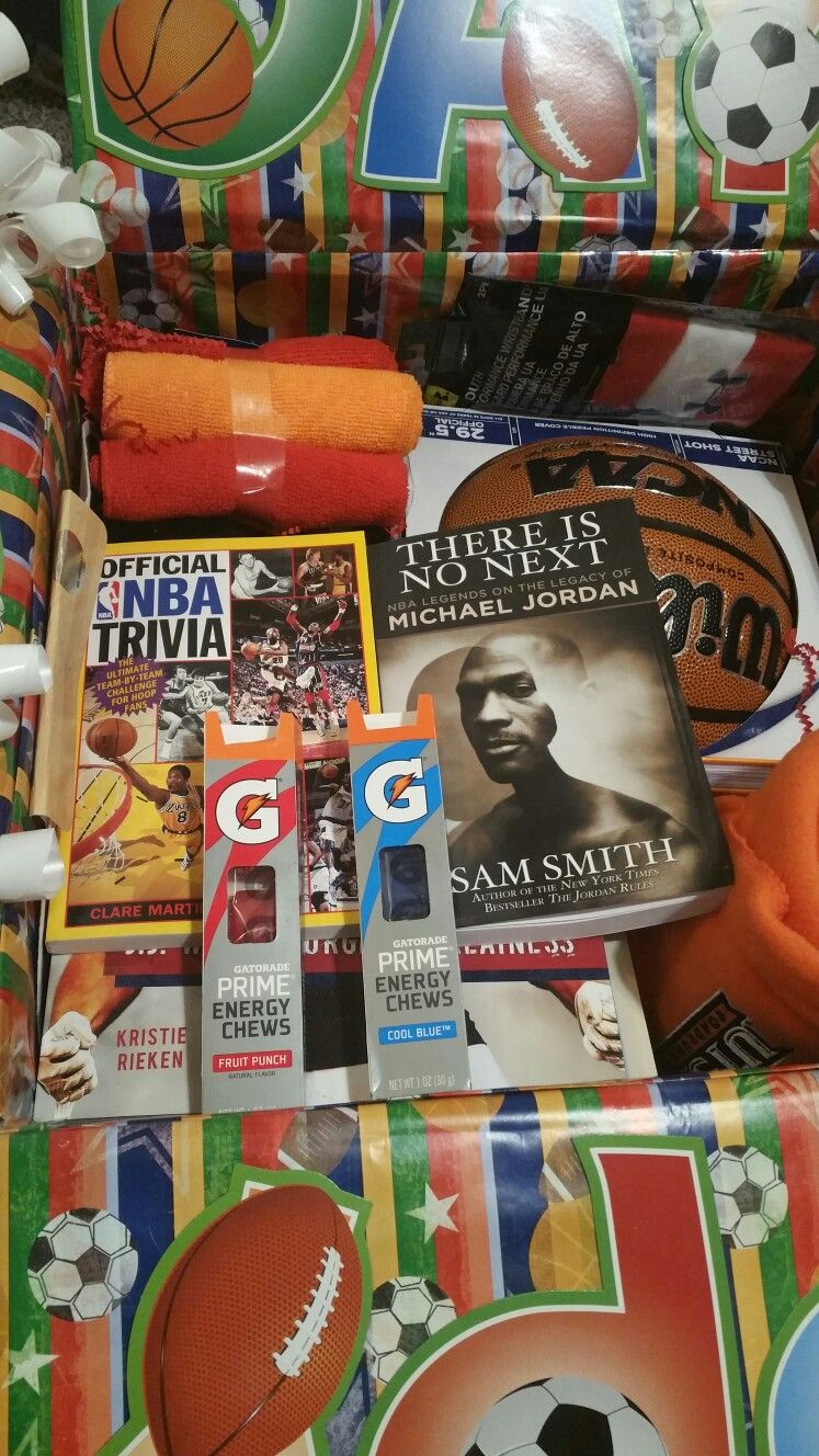 Basketball Gift Ideas For Boyfriend
 Basketball care package for my son who lives far away