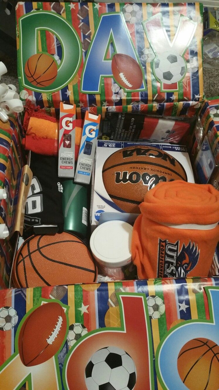 Basketball Gift Ideas For Boyfriend
 Happy birthday basketball care package