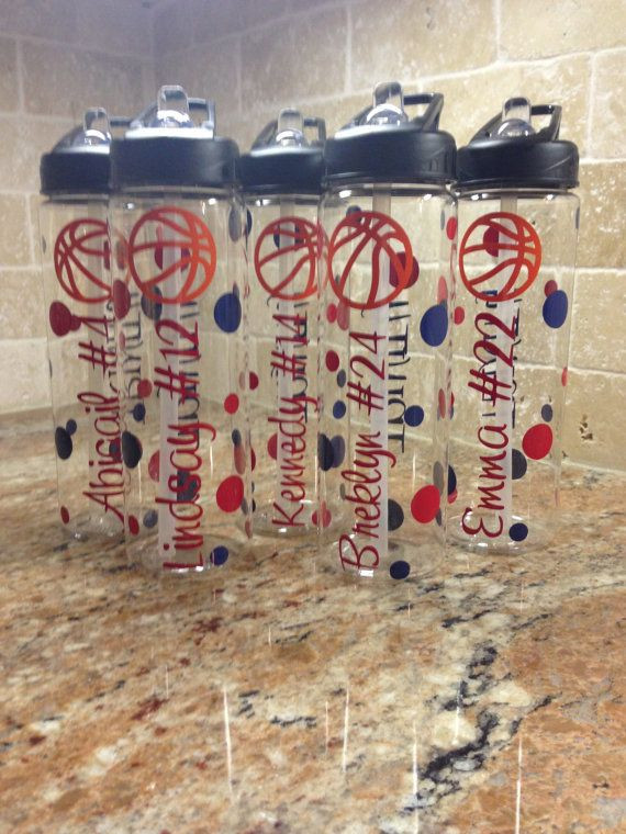 Basketball Team Gift Ideas
 Personalized Basketball Water Bottles Team ts on Etsy