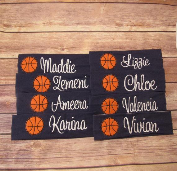 Basketball Team Gift Ideas
 Personalized Basketball Team Gifts Basketball Team Headbands