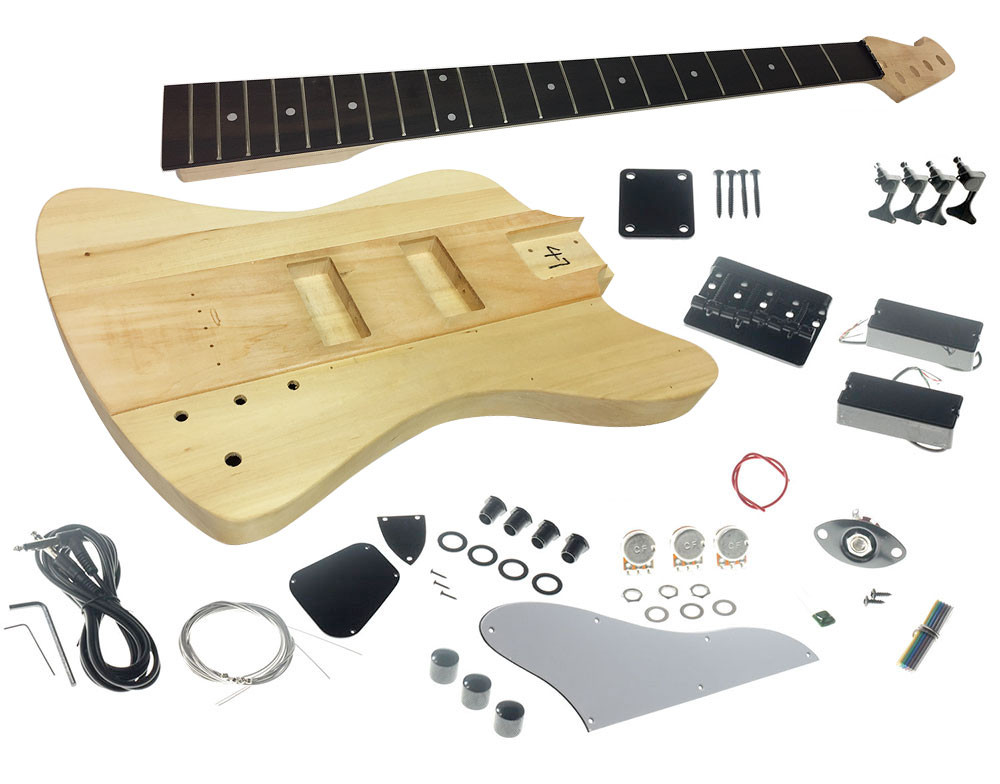 Bass Guitar Kit DIY
 Solo TB Style DIY Bass Guitar Kit Basswood Body Maple