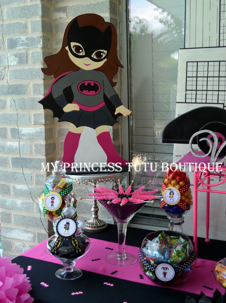Batgirl Birthday Party
 Girls superhero birthday party ideas Batgirl birthday