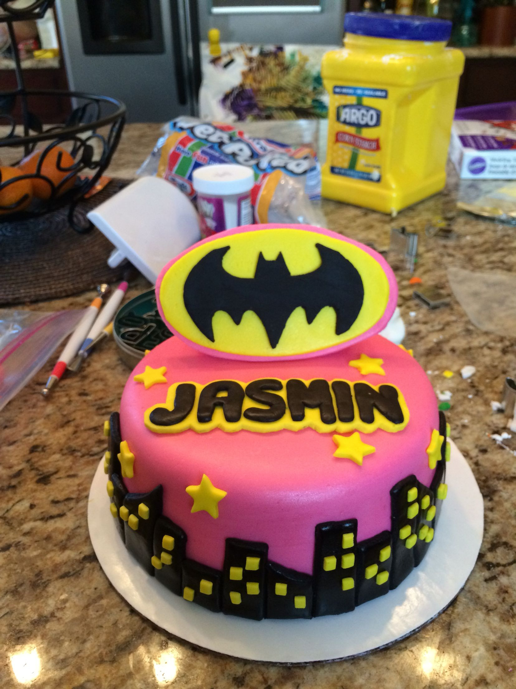 Batgirl Birthday Party
 batgirl cake