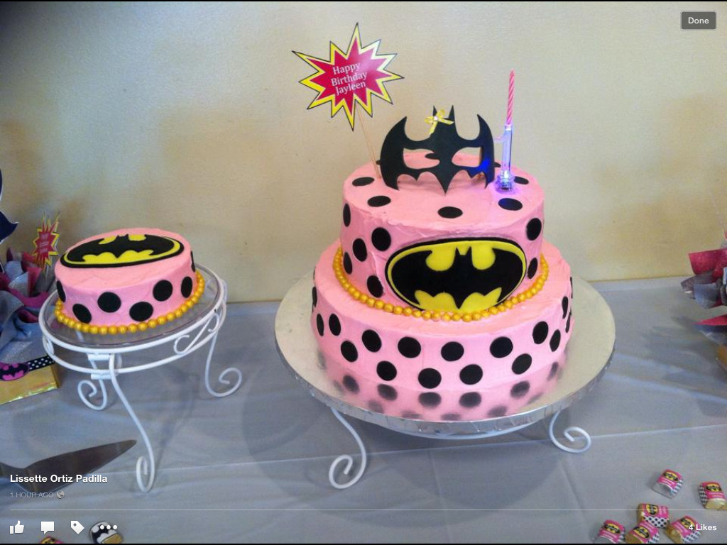 Batgirl Birthday Party
 Batgirl birthday cake