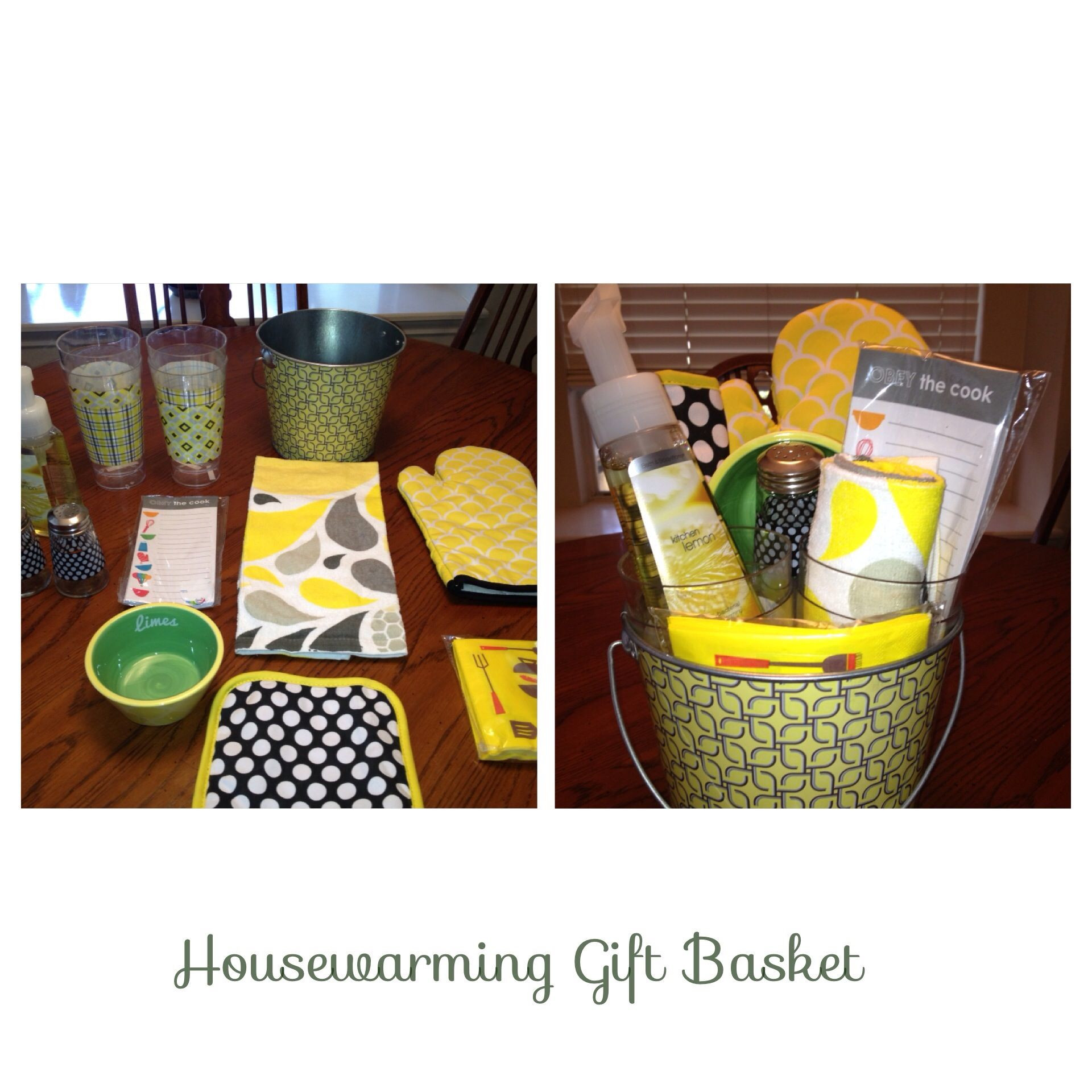 Bath And Body Works Gift Basket Ideas
 Housewarming t basket via hobby lobby tar & bath