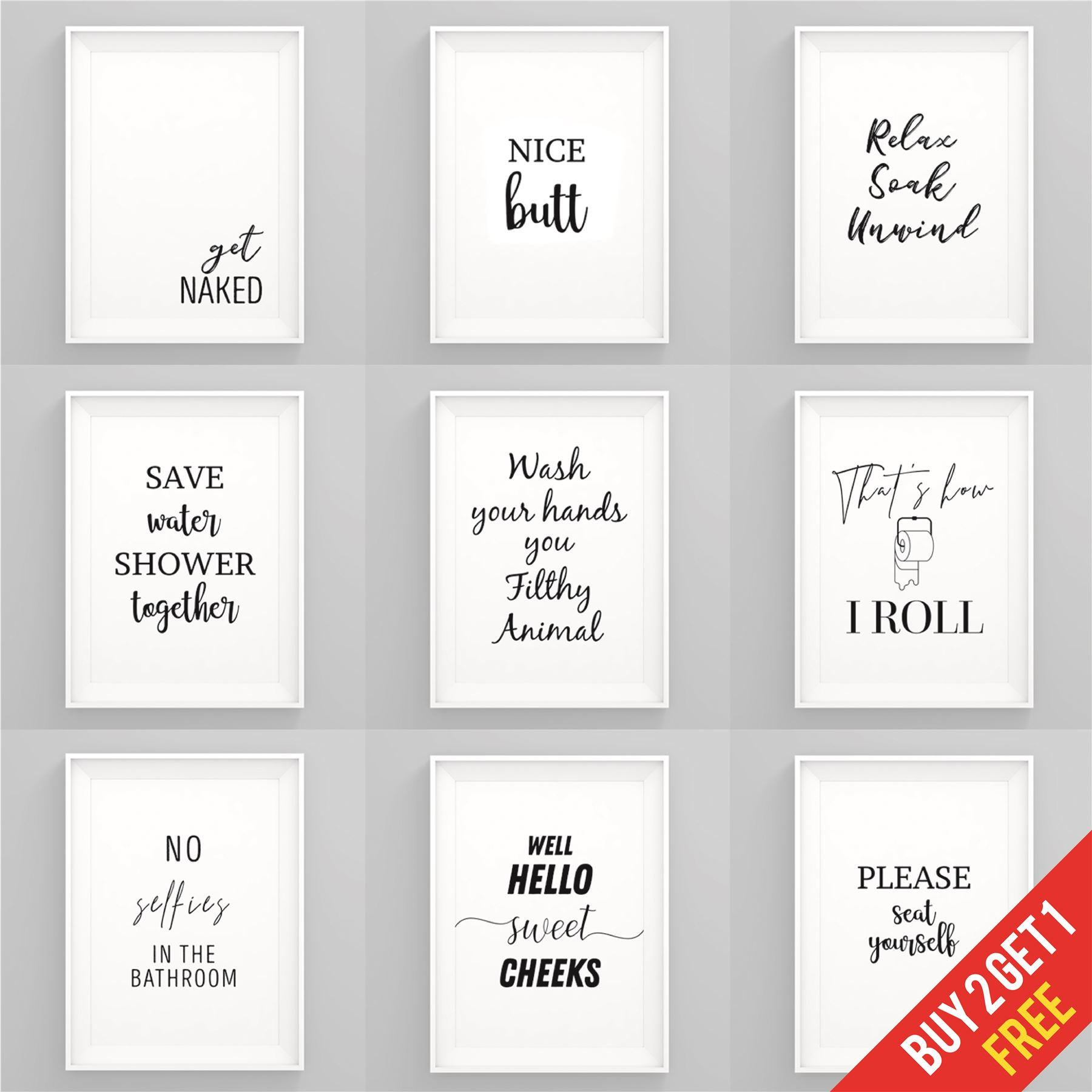 Bathroom Artwork For The Walls
 Bathroom Prints Black and White Funny Bathroom Wall Art