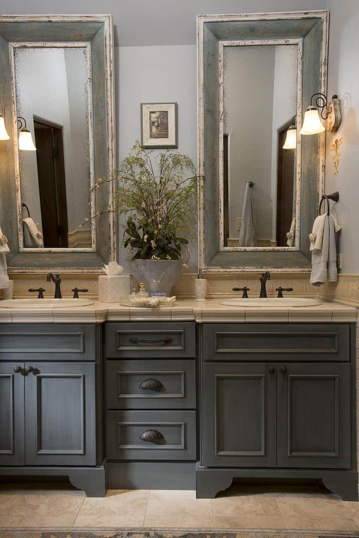 Bathroom Cabinet Color Ideas
 Bathroom design ideas French bathroom decor – HOUSE INTERIOR