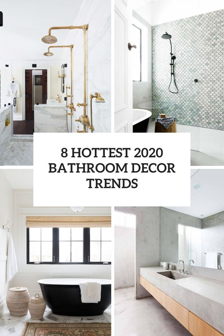 Bathroom Design Trends 2020
 8 Hottest 2020 Bathroom Decor Trends DigsDigs