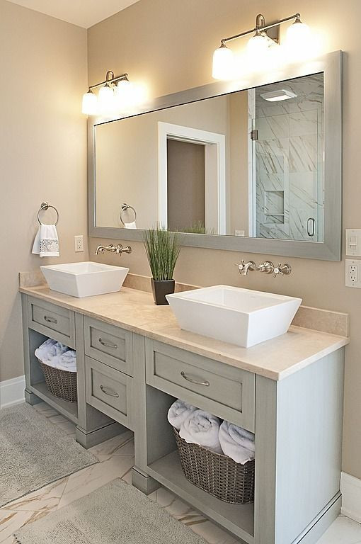 Bathroom Double Vanity Ideas
 Order bathroom vanity mirrors that match interior