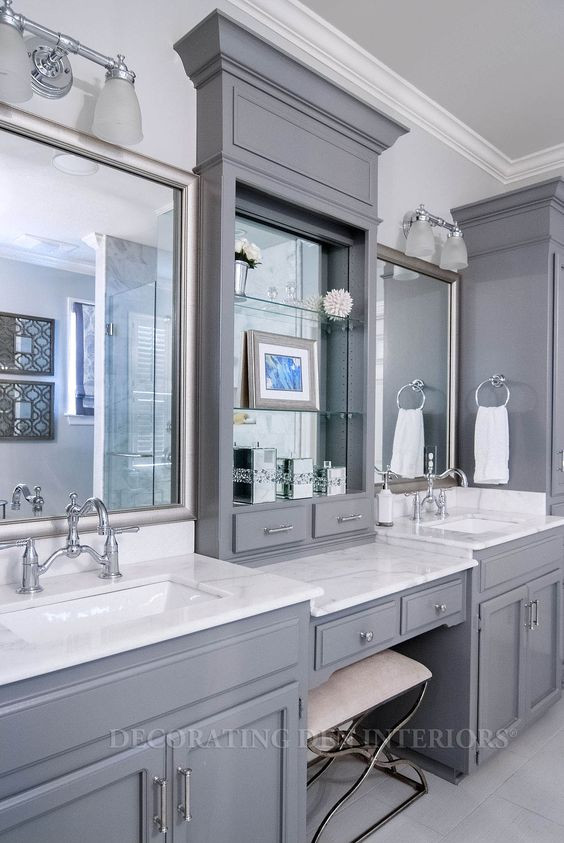 Bathroom Double Vanity Ideas
 25 Most Inspiring Bathroom Vanity With Seating Area Ideas