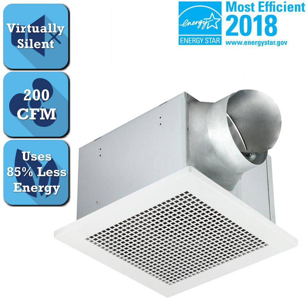 Bathroom Exhaust Fan Cfm
 Ceiling Bathroom Exhaust Fan 200 CFM Durable Galvanized