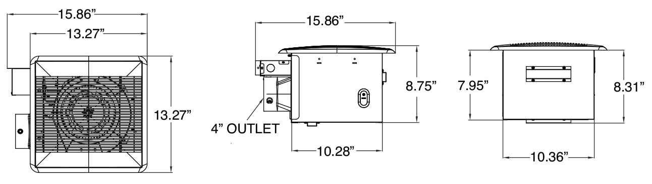 Bathroom Exhaust Fan Duct Size
 BPT18 34A 1 Bathroom Exhaust Fan Ceiling Exhausters
