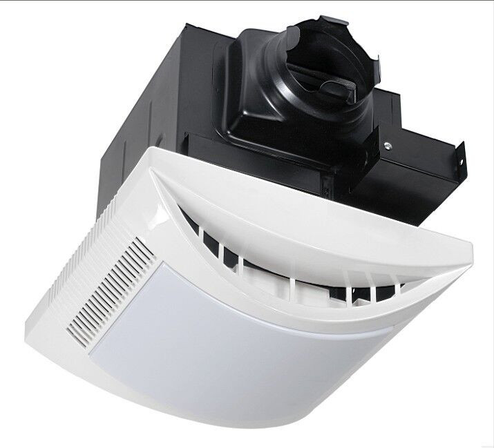 Bathroom Exhaust Fan With Light
 Super Quiet 1 1 Sones 110CFM Bathroom Exhaust Fan & Light