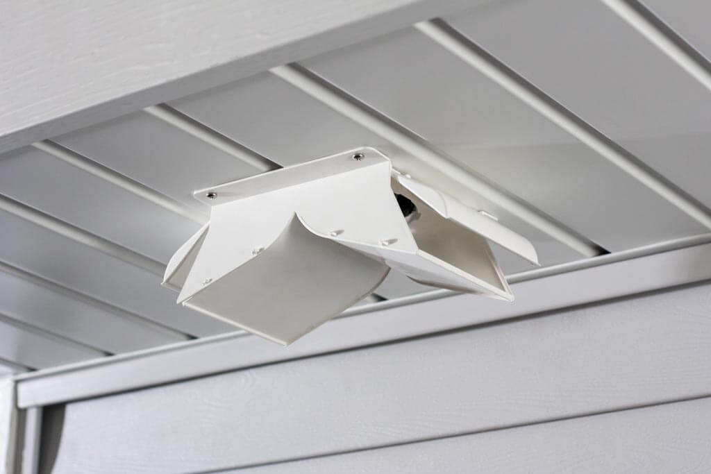 Bathroom Exhaust Soffit Vent
 Soffit Eave Vent No Pest Vent