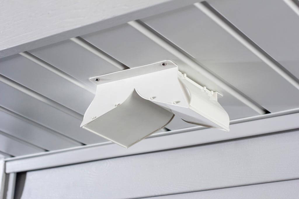 Bathroom Exhaust Soffit Vent
 Soffit Eave Vent No Pest Vent