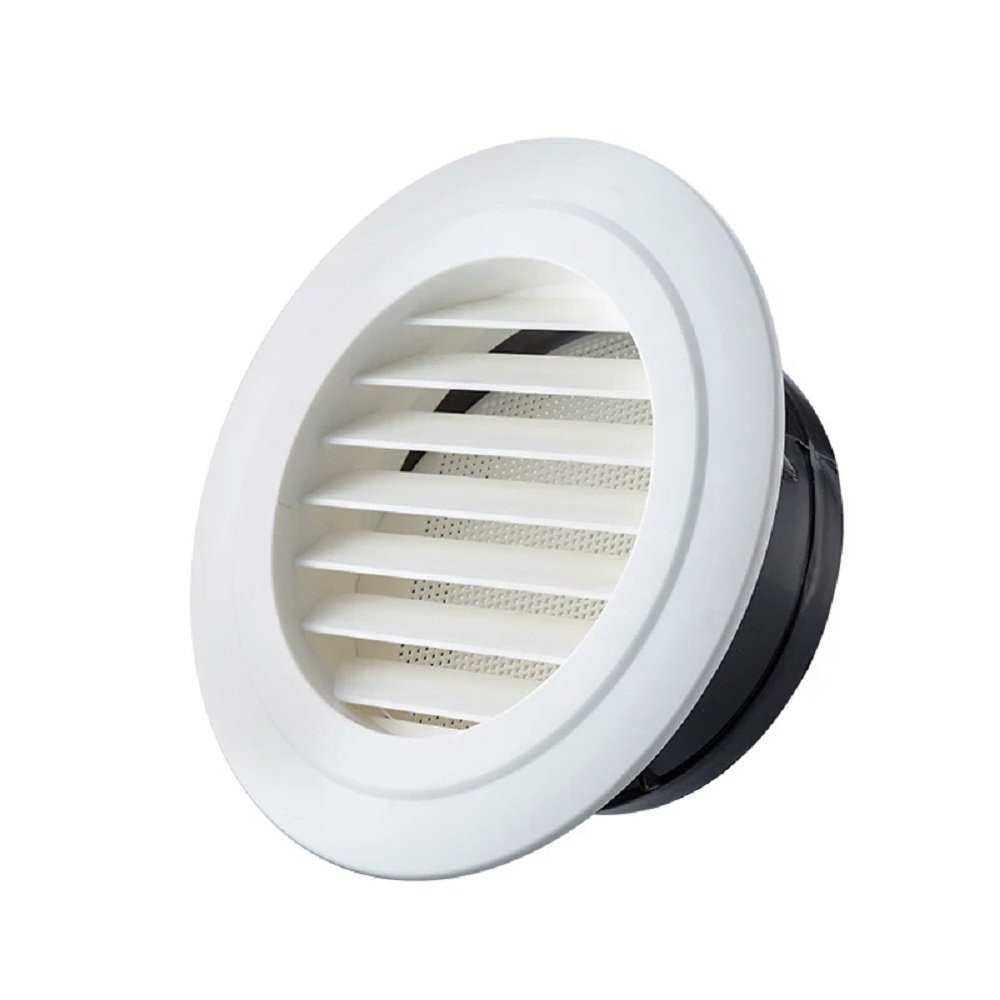 Bathroom Exhaust Soffit Vent
 HG POWER 6 Inch Round Air Vent ABS Louver Grille Cover