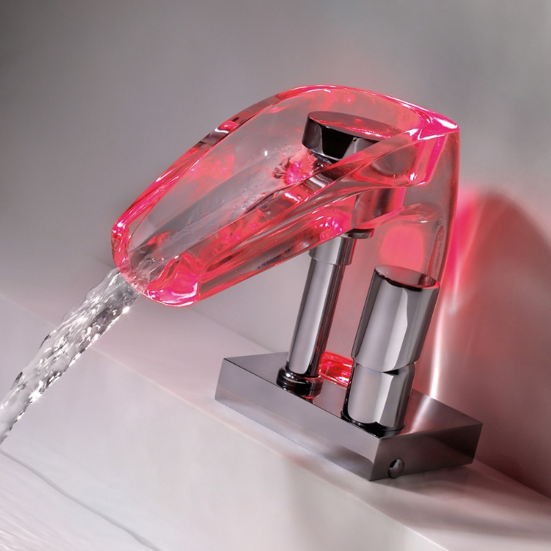 Bathroom Faucet With Led Light
 Futuristic LED Bathroom Faucets by Marti