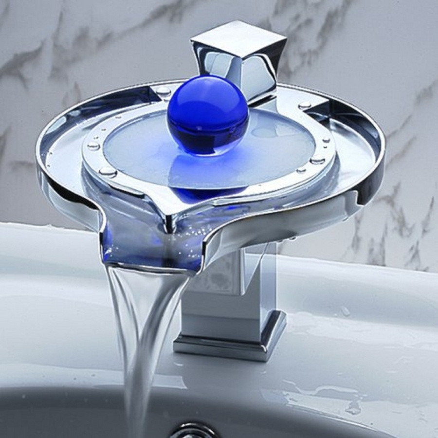 Bathroom Faucet With Led Light
 Unique Bathroom Vanity Sink LED Faucet – Pouted Magazine