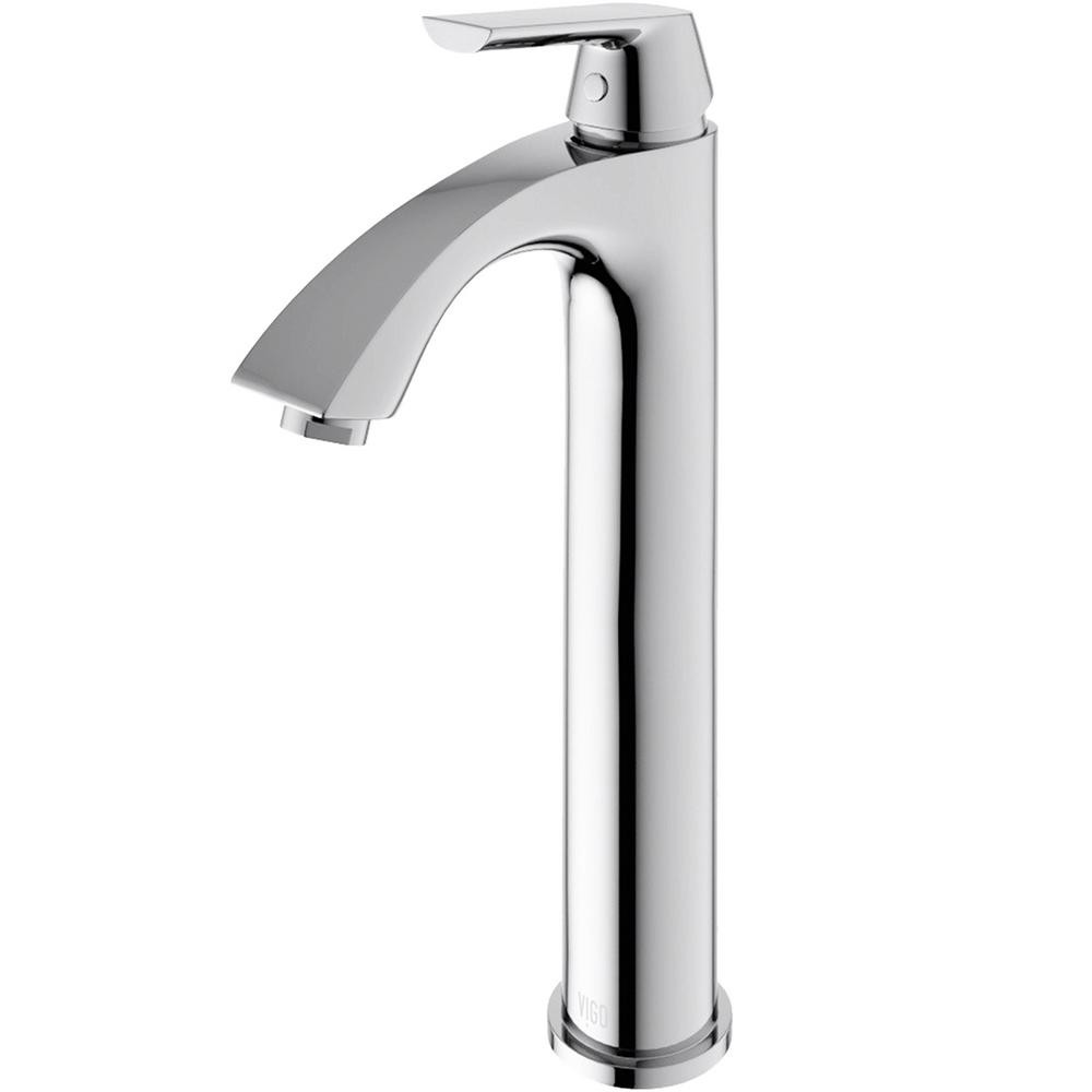 Bathroom Faucets At Home Depot
 VIGO Single Hole 1 Handle Low Arc Bathroom Faucet in