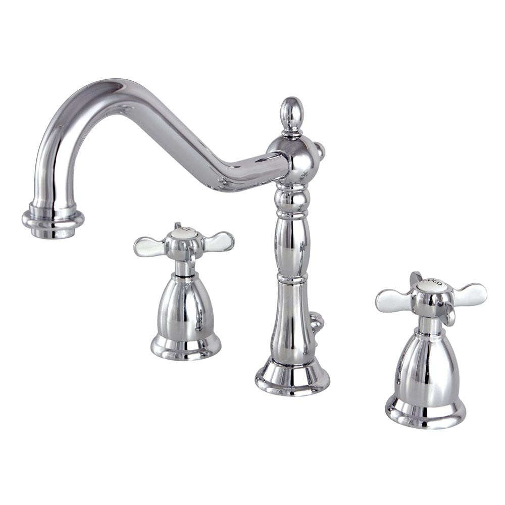 Bathroom Faucets At Home Depot
 Kingston Brass Victorian Cross 8 in Widespread 2 Handle