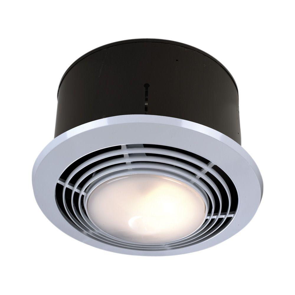 Bathroom Heater Vent Light
 NuTone 70 CFM Ceiling Bathroom Exhaust Fan with Light and