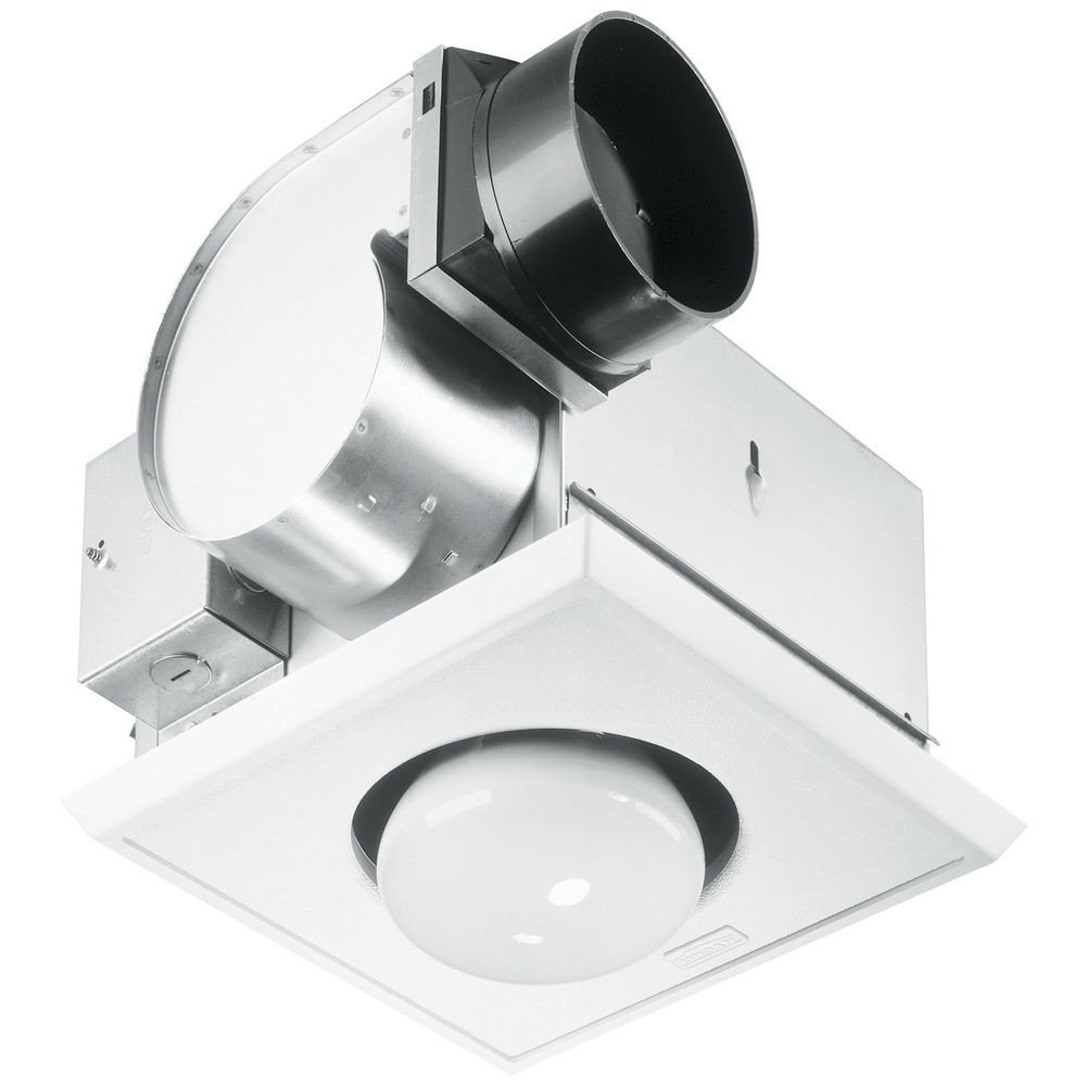Bathroom Heater Vent Light
 Bathroom 70 CFM Exhaust Fan with Heat Lamp and Light