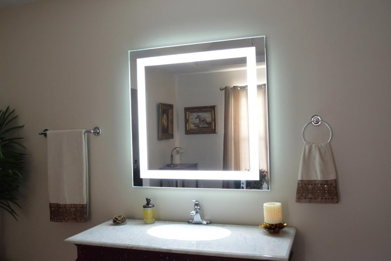 Bathroom Mirrors Ikea
 Lighted Vanity Wall Mirrors