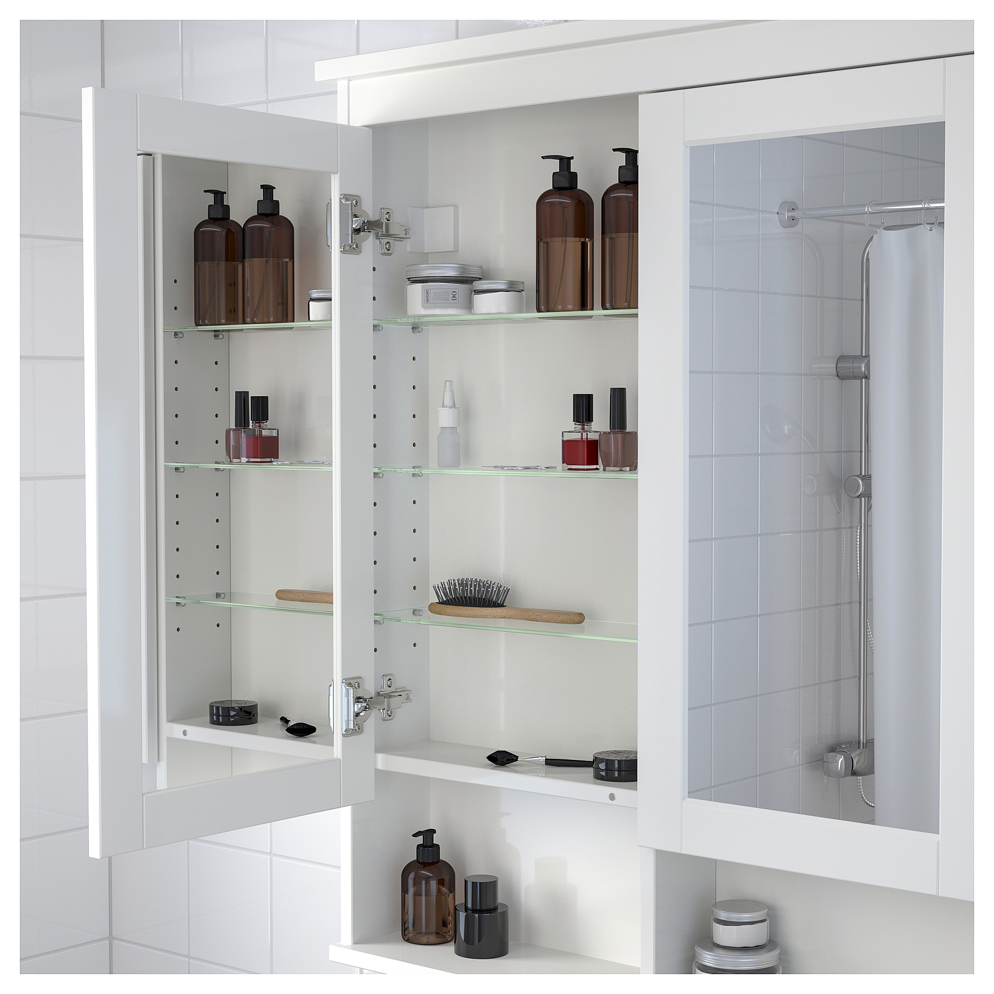Bathroom Mirrors Ikea
 IKEA HEMNES Mirror cabinet with 2 doors white